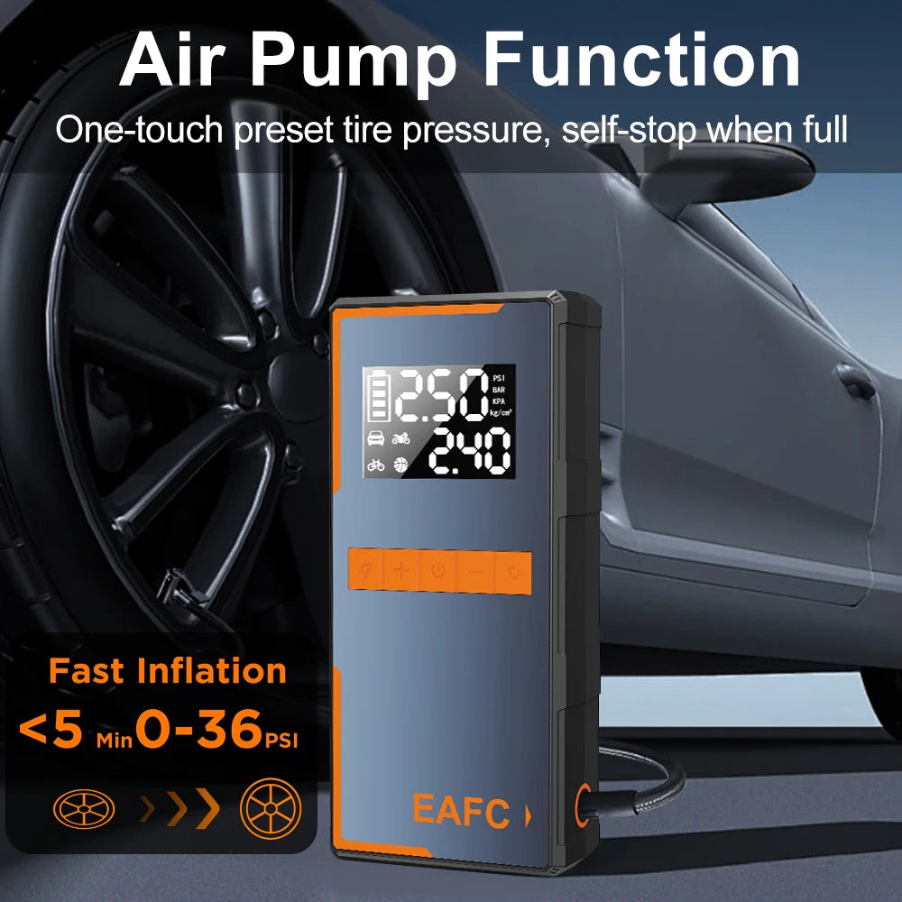 Voltek PowerStart™ 4-in-1 Car Jump Starter & Portable Air Compressor