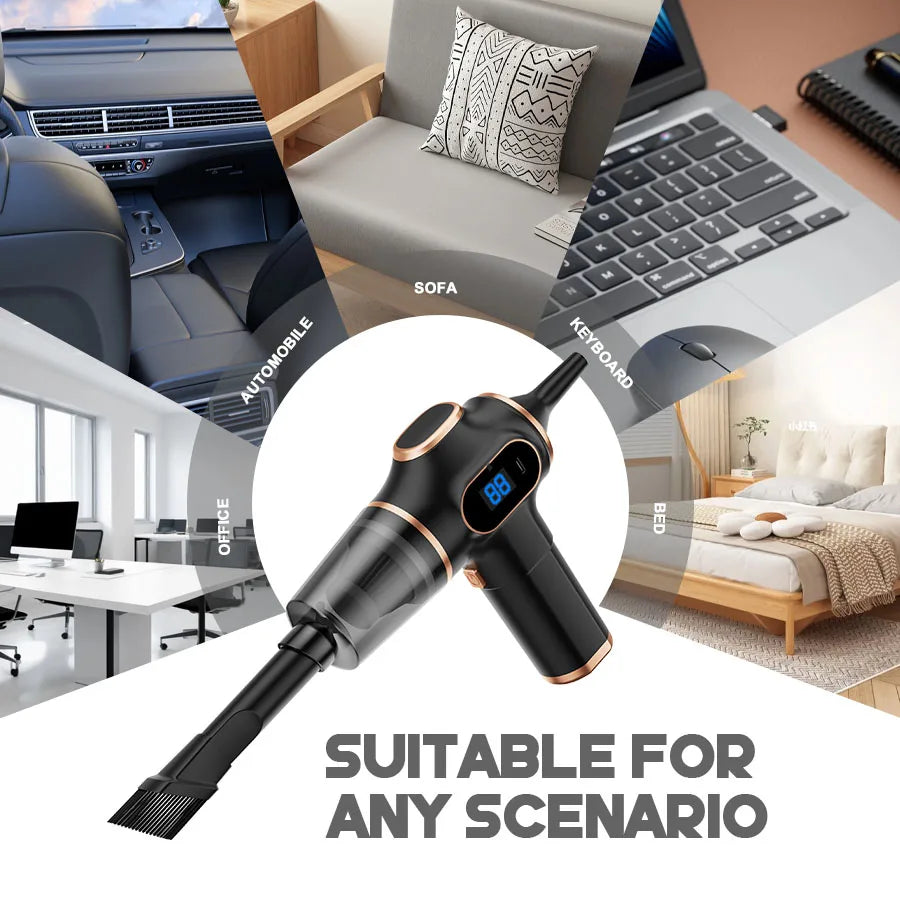 Voltek™ 4-in-1 Cordless Car Vacuum Cleaner | Powerful Vacuum & Air Blower