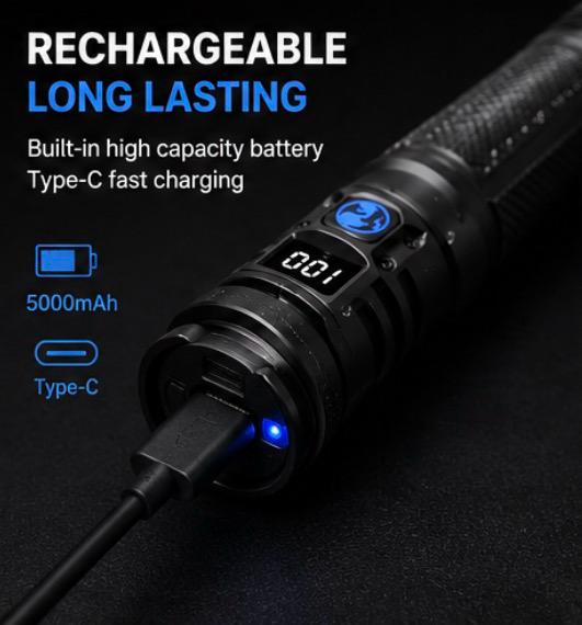 Voltek™ Tactical LED Flashlight