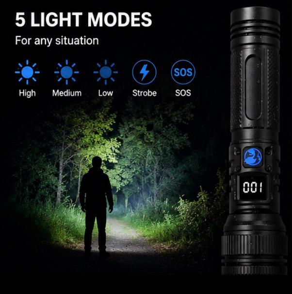 Voltek™ Tactical LED Flashlight