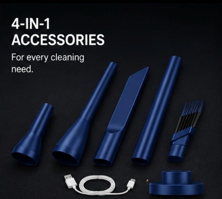 Voltek™ 4-in-1 Car Vacuum