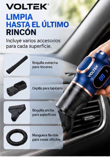 Voltek™ 4-in-1 Car Vacuum