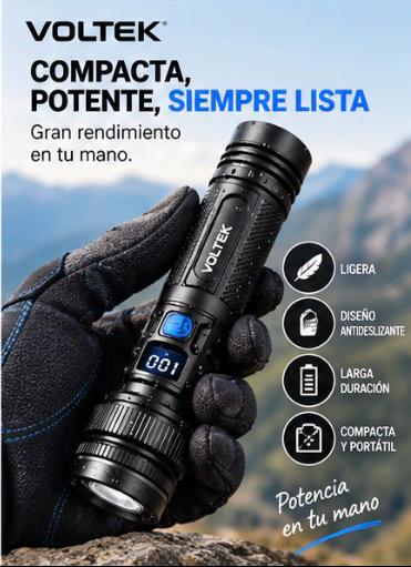 Voltek™ Tactical LED Flashlight